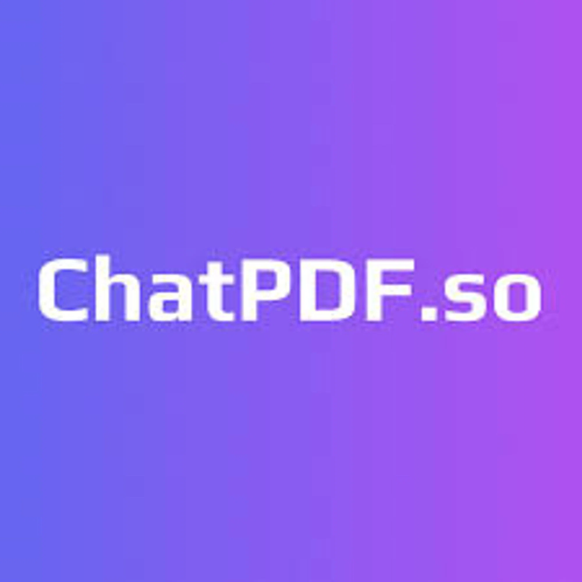 Chatpdf.So Promo Codes & Coupons